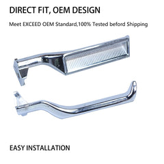 YMHHefy two-piece kit of silver interior handles for Ford F-series repairs.