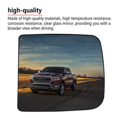 YMHHefy OE-style replacement mirror glass provides a clear, undistorted view.