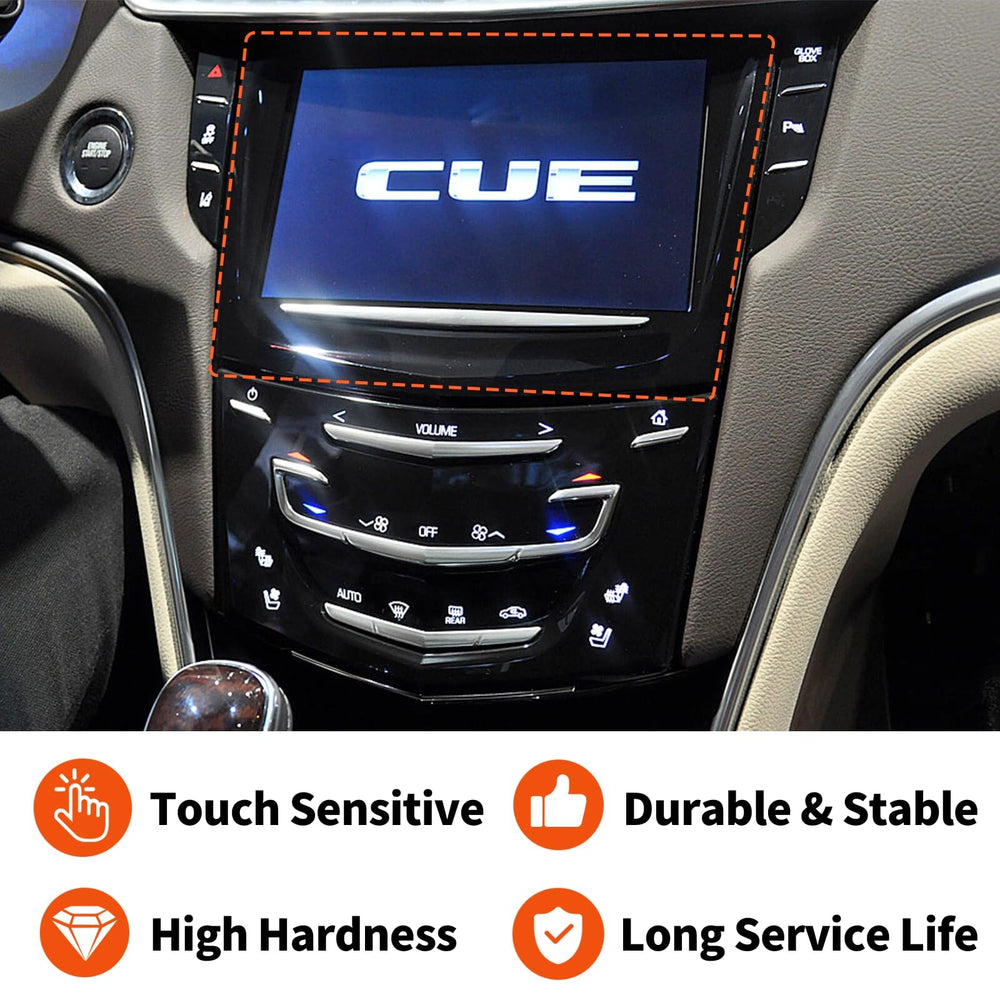 YNKTNVUN CUE screen gel-free design highlights crisp, responsive touch surface