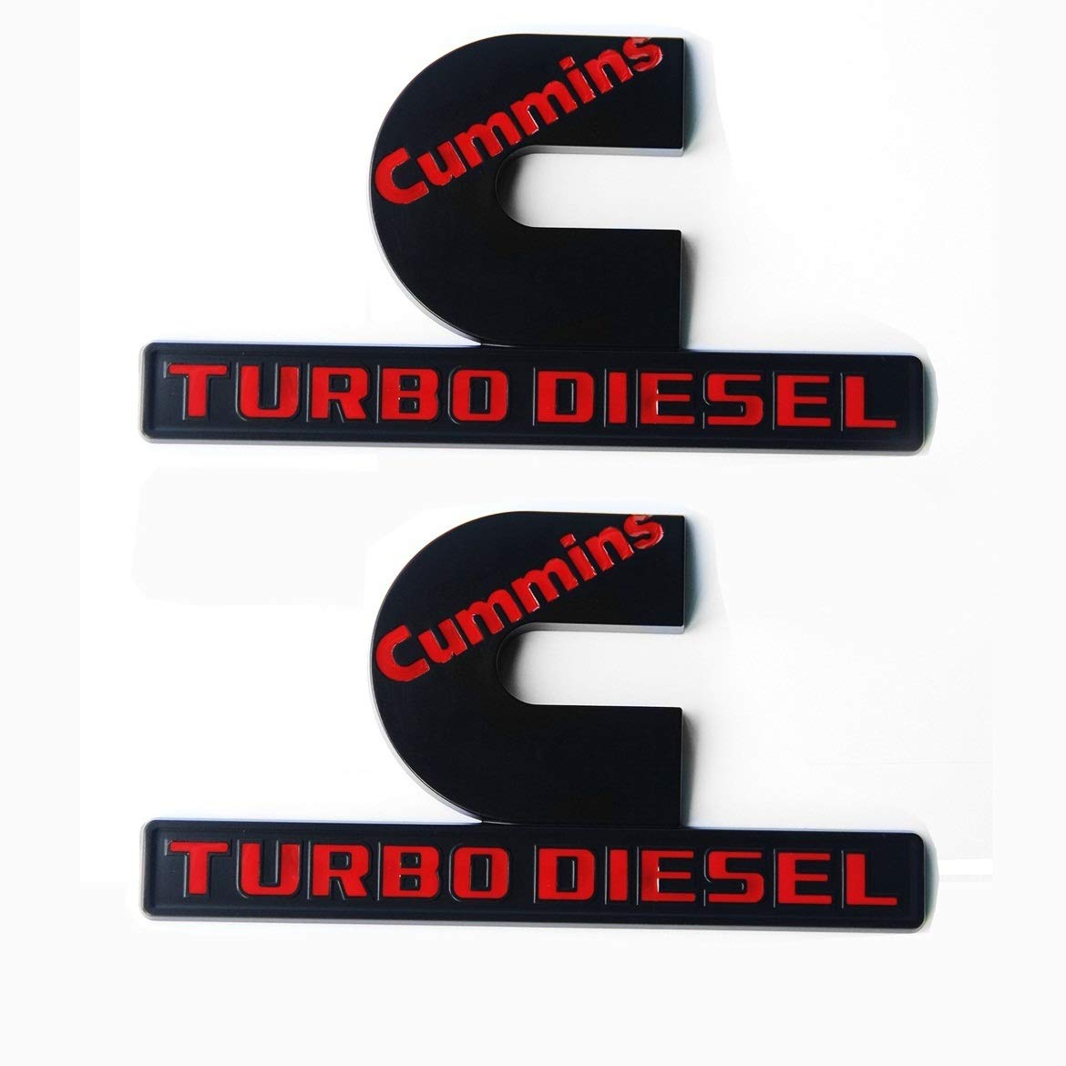 Yoaoo Cummins red emblem front view, bold 3D styling for Ram trucks.