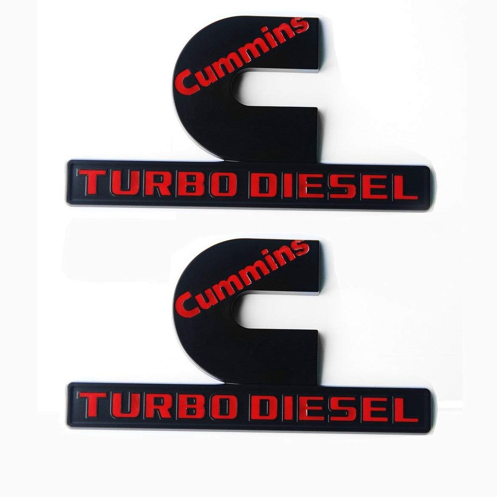 Yoaoo Cummins red emblem front view, bold 3D styling for Ram trucks.