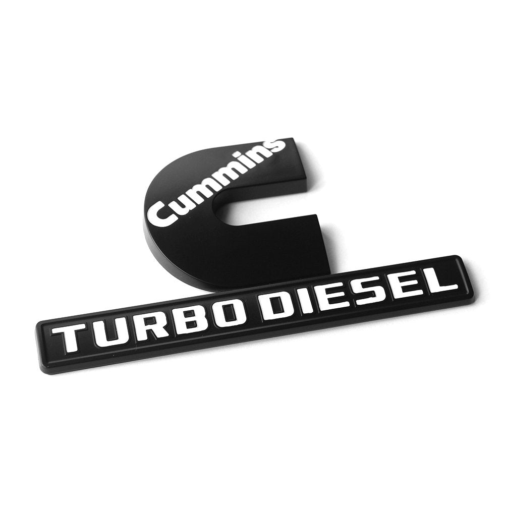 Yoaoo Cummins emblem with adhesive-back design for easy, secure mounting.