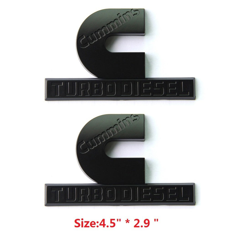 Yoaoo matte finish emblem complements grilles and doors on trucks.