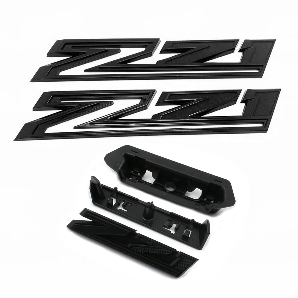 Yoaoo Silverado Z71 decal set all-black for exterior upgrade