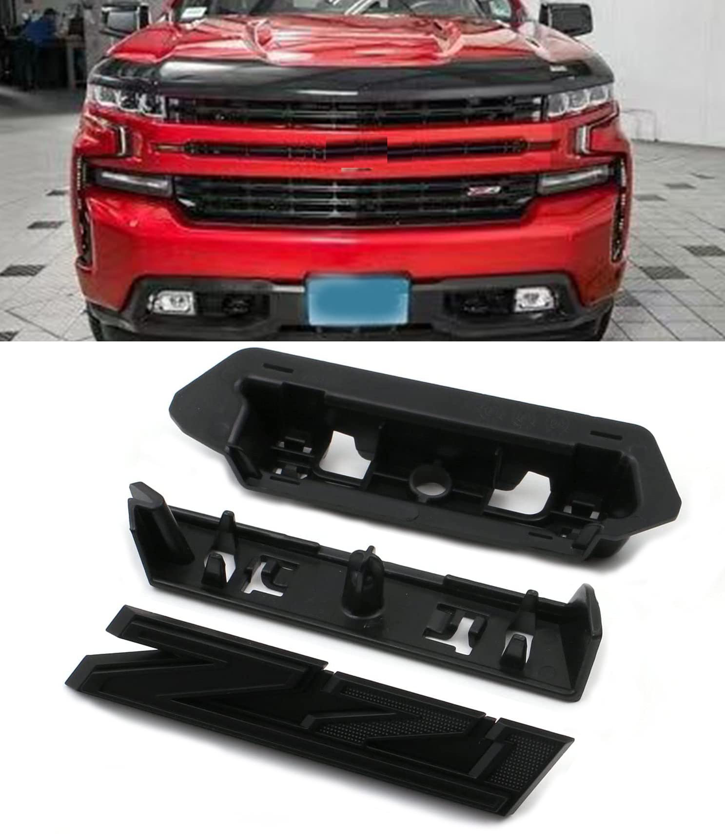 Yoaoo Z71 decal back adhesive application for Silverado