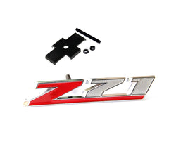 Yoaoo Z71 chrome-finish emblem close-up for durable exterior upgrade.