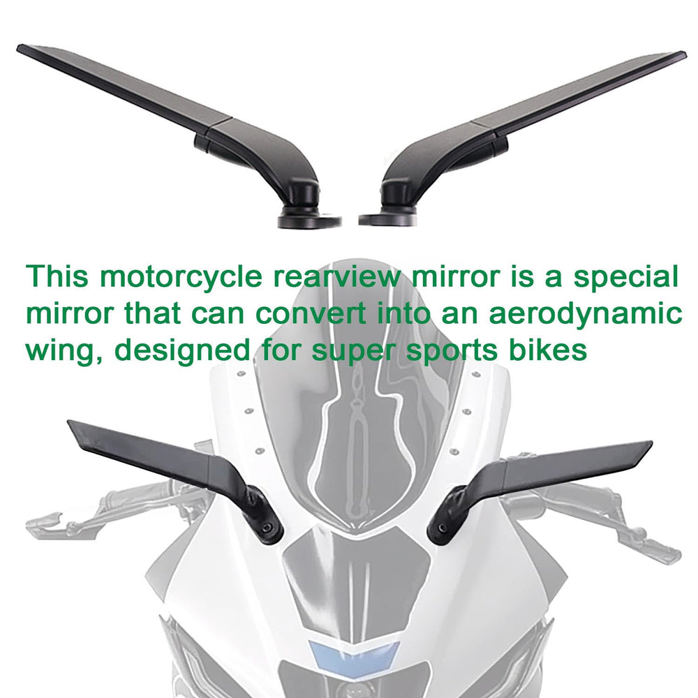 YOBEYI Wing rearview mirror for CBR1000RR with weather-resistant body.
