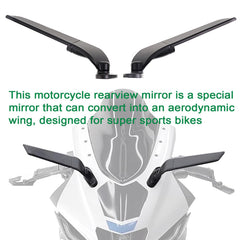YOBEYI Wing rearview mirror for CBR1000RR with weather-resistant body.