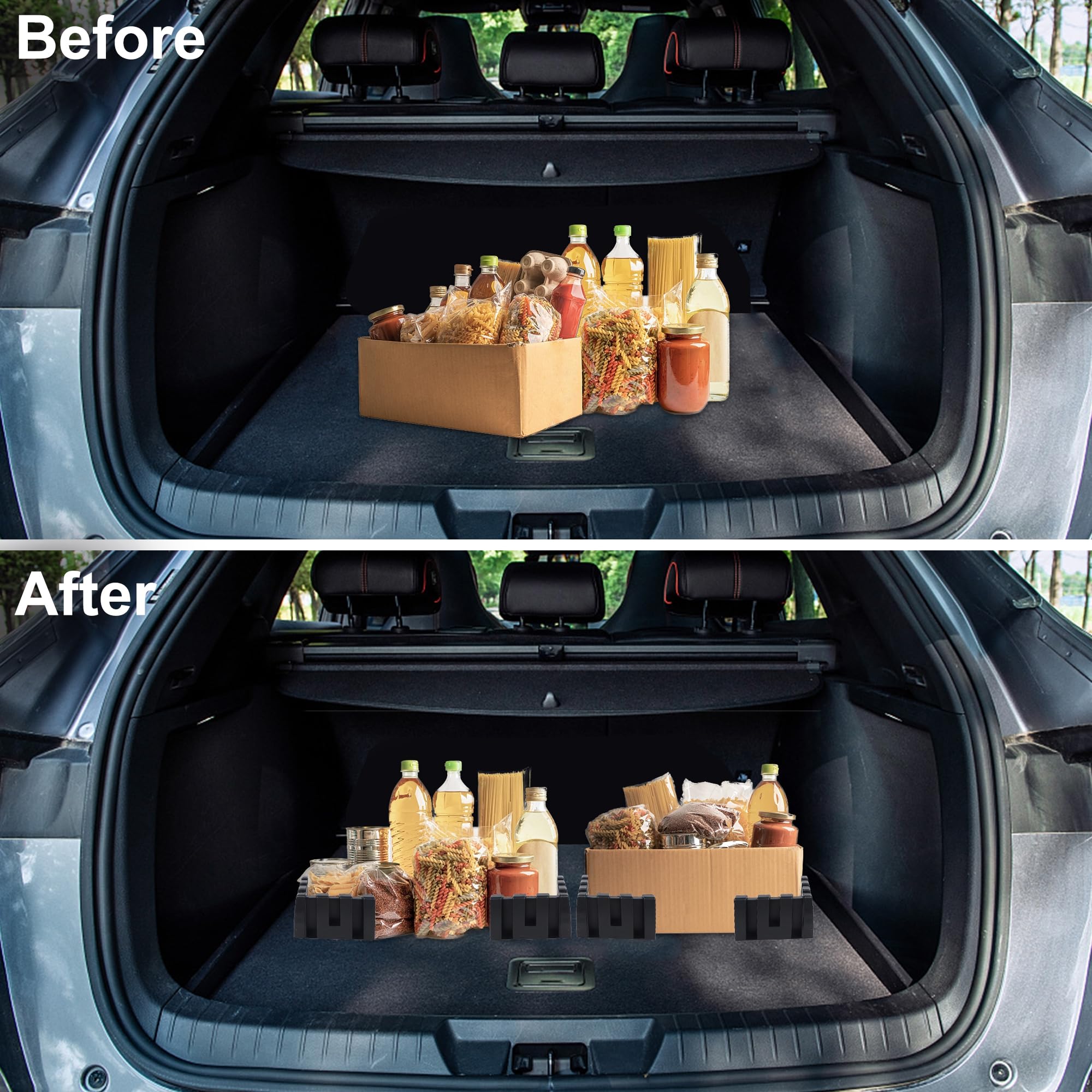 YOFIT Cargo Pal enables customizable storage areas for various cargo.