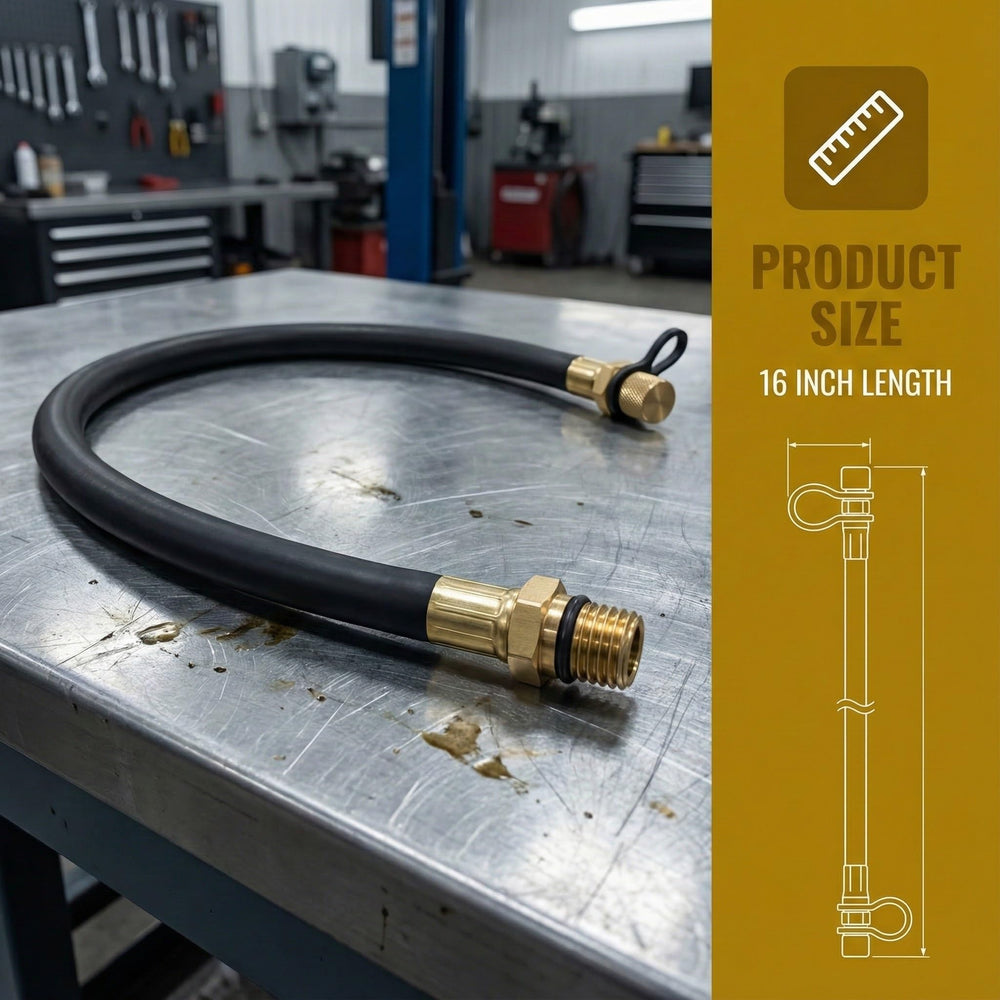 YOIASUGH oil drain hose for Kawasaki FX730V with durable fittings