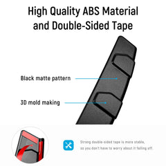 Adhesive backing shown for easy peel and stick installation of YOJOJOCO protector.
