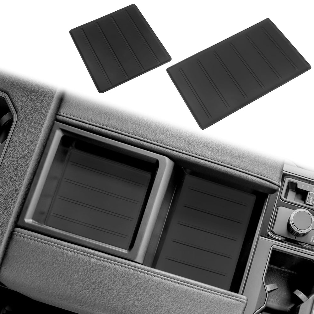 YOJOJOCO center-console mat keeps spills contained for cleaner drives.