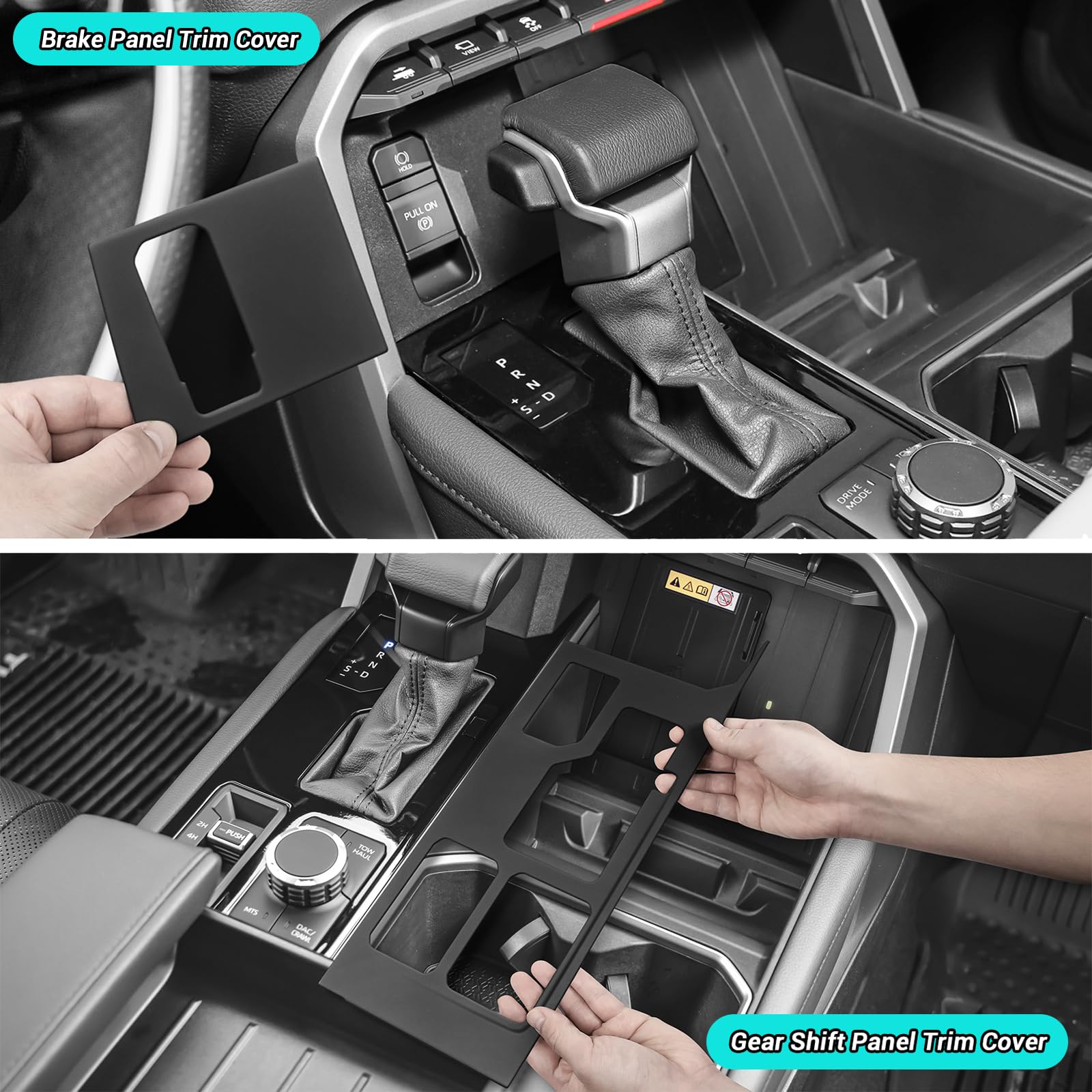 YOJOJOCO console trim cover in ABS finishes the center area with protection