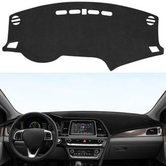 YOJOJOCO dash cover sunshield helps reduce glare for safer daytime driving.