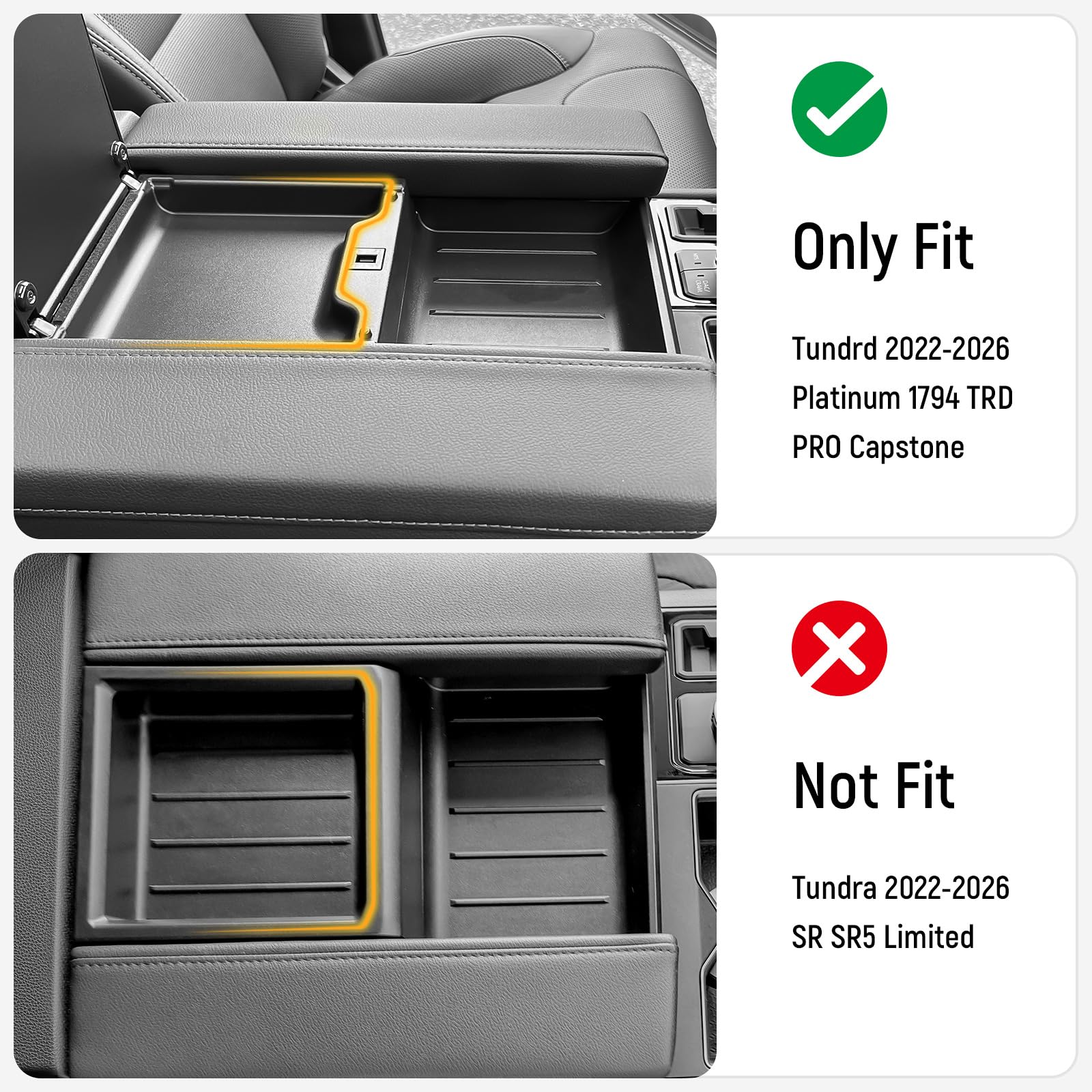YOJOJOCO silicone tray liner offers durability to shield your console.