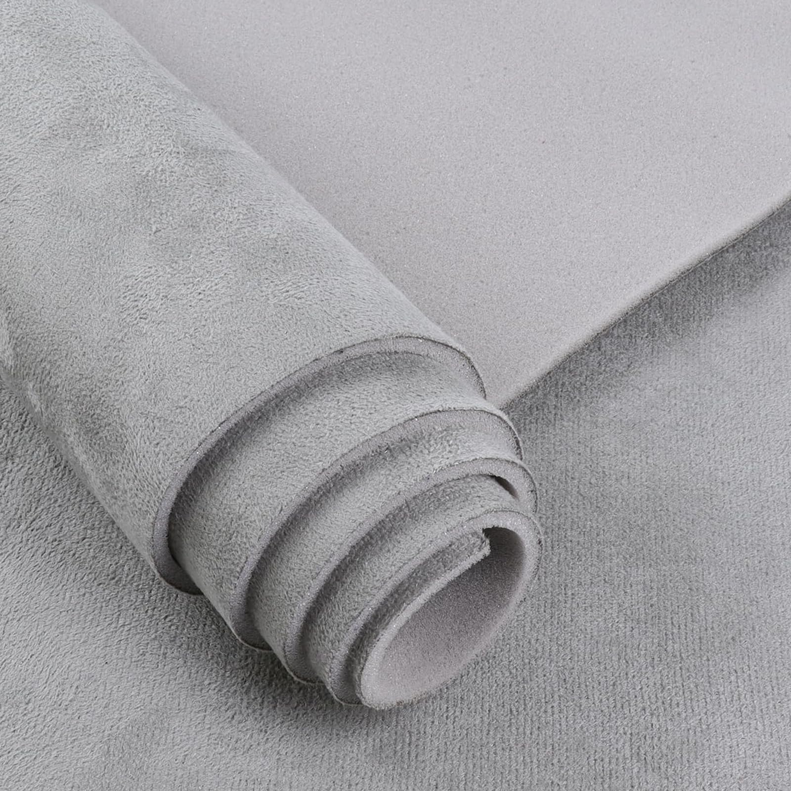 YOKKIP grey suede headliner fabric 96x60 enhances cabin comfort with soft, durable feel