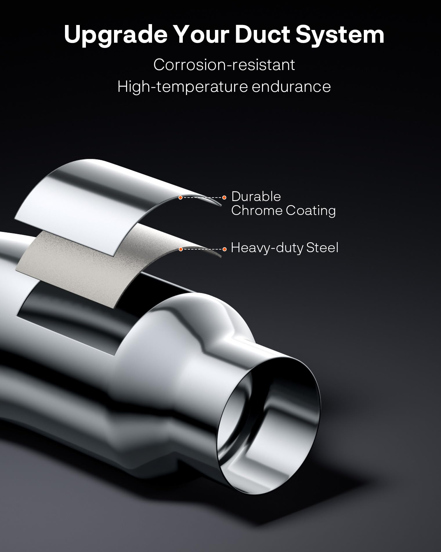 YOLANDO durable chrome finish withstands harsh weather and road use.