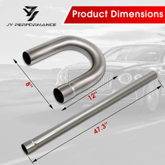 YOLANDO stainless 180 degree U bend creates seamless turns with fewer welds.