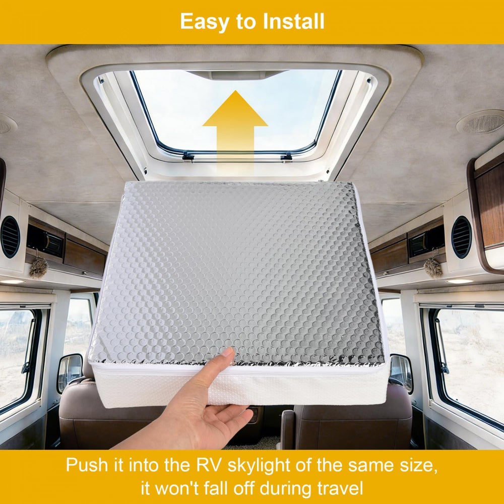 YoleShy light-blocking insulation keeps summer heat out and winter warmth in.