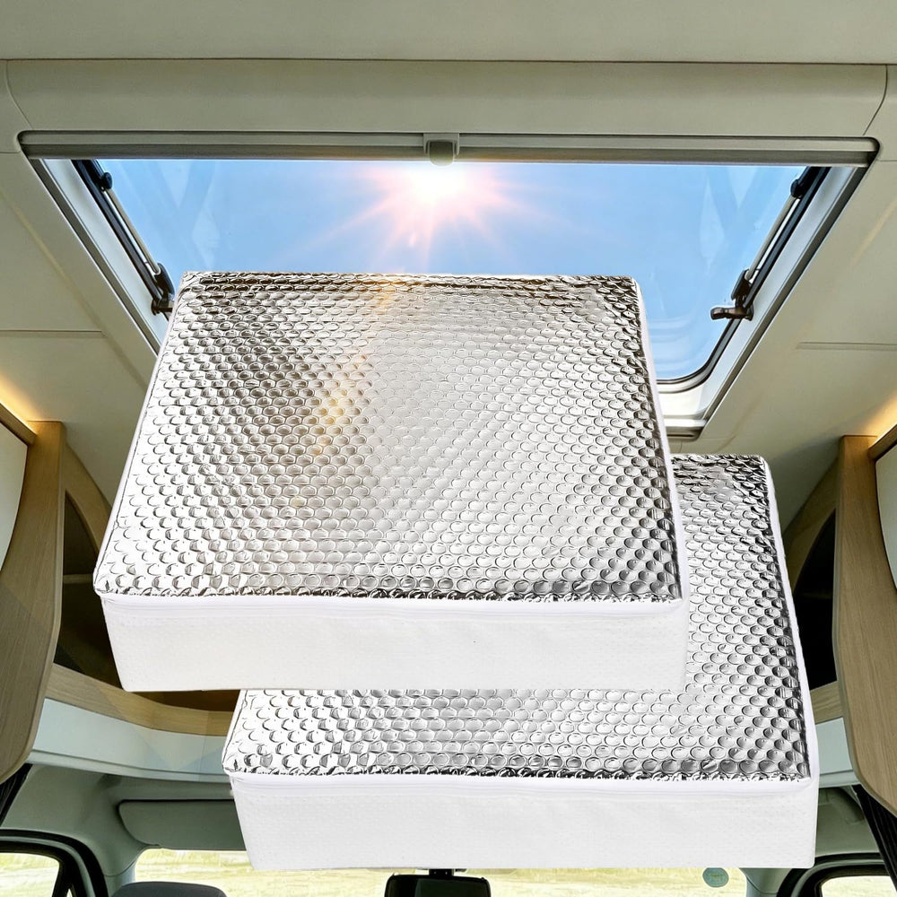 YoleShy waterproof skylight shade protects against rain while parked.