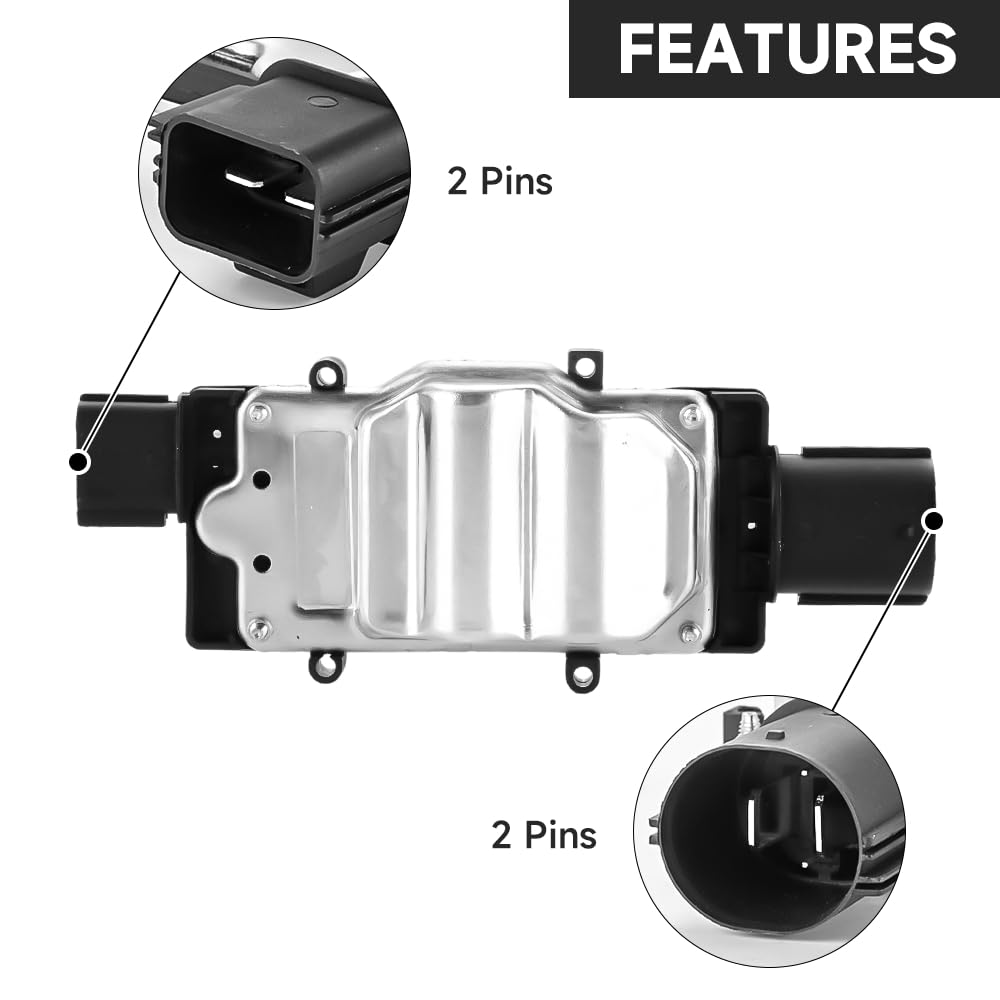 YOLLKY engine cooling fan control module Ford Focus underside view facilitates easy replacement