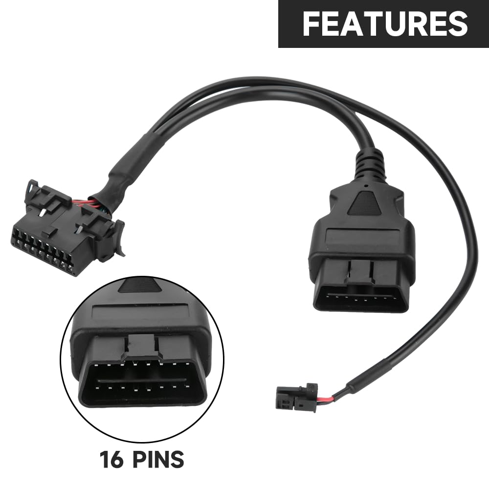 YOLLKY security bypass cable connecting to vehicle module for data access.