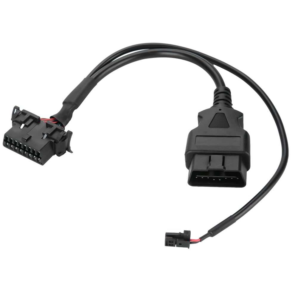 YOLLKY Security Gate Bypass OBD2 Cable attached to a RAM 1500 for quick diagnostics.