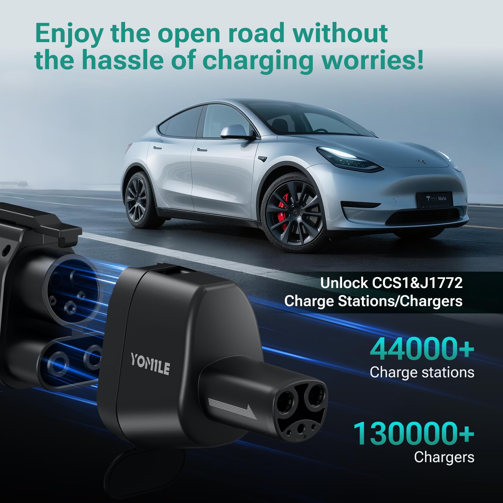 Yomile plug-and-play setup for quick charging at stations.