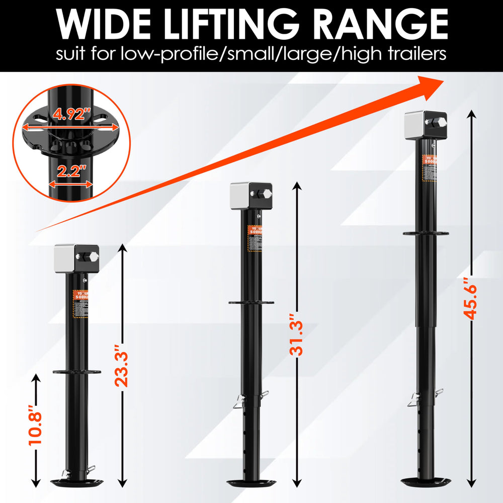 YOMILINK 20-24V drill compatibility enables effortless lifting with minimal effort