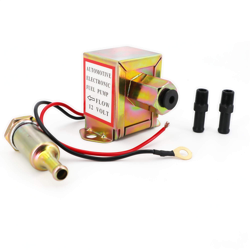 YONEDA electric fuel pump in-line assembly with stable fuel flow.