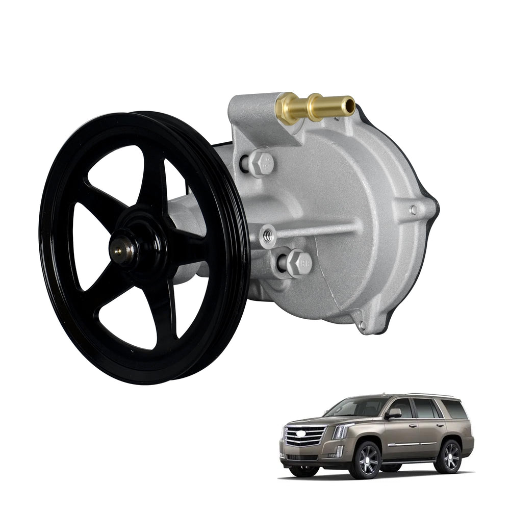 Yongtoparts brake vacuum pump front view showing compact build for Silverado reliability