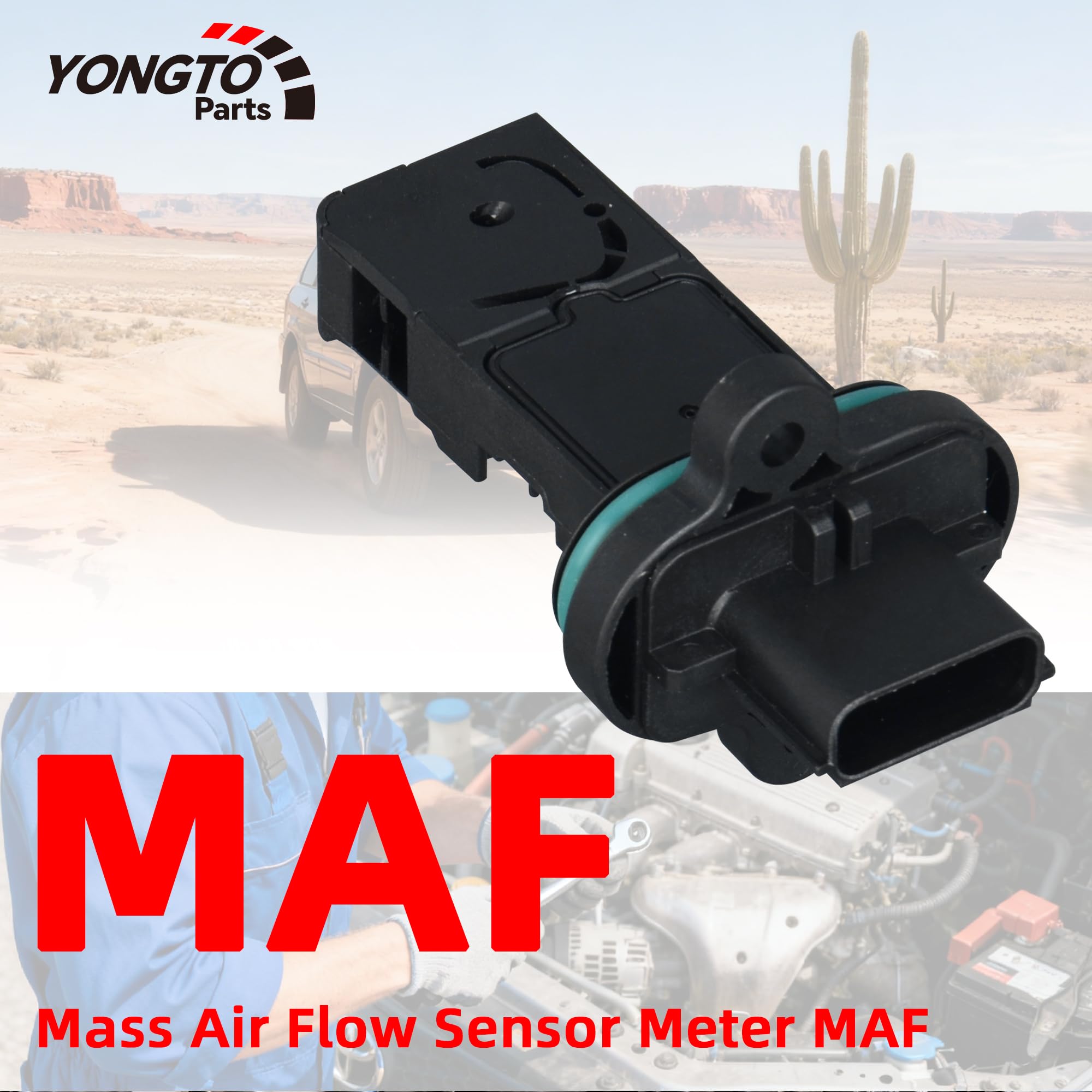 Yongtoparts MAF sensor installed in Sonic for quick plug and play fit