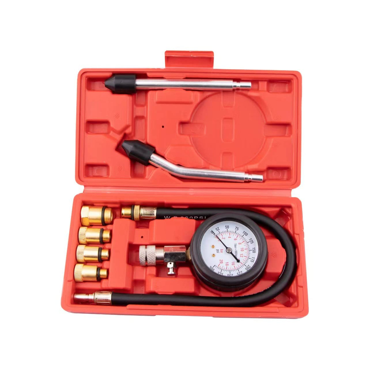 Yonligonju compression tester dial gauge close-up for precise engine readings