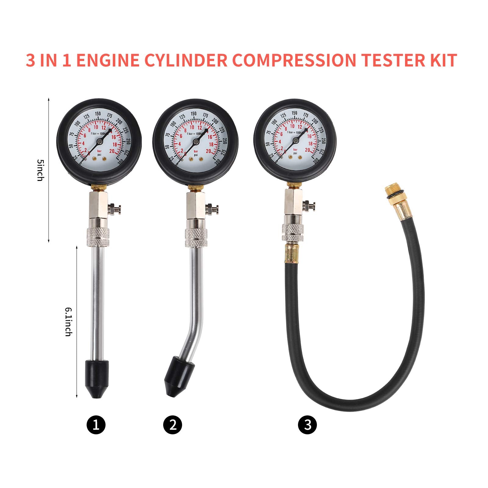 Yonligonju metal adapters for cylinder size compatibility