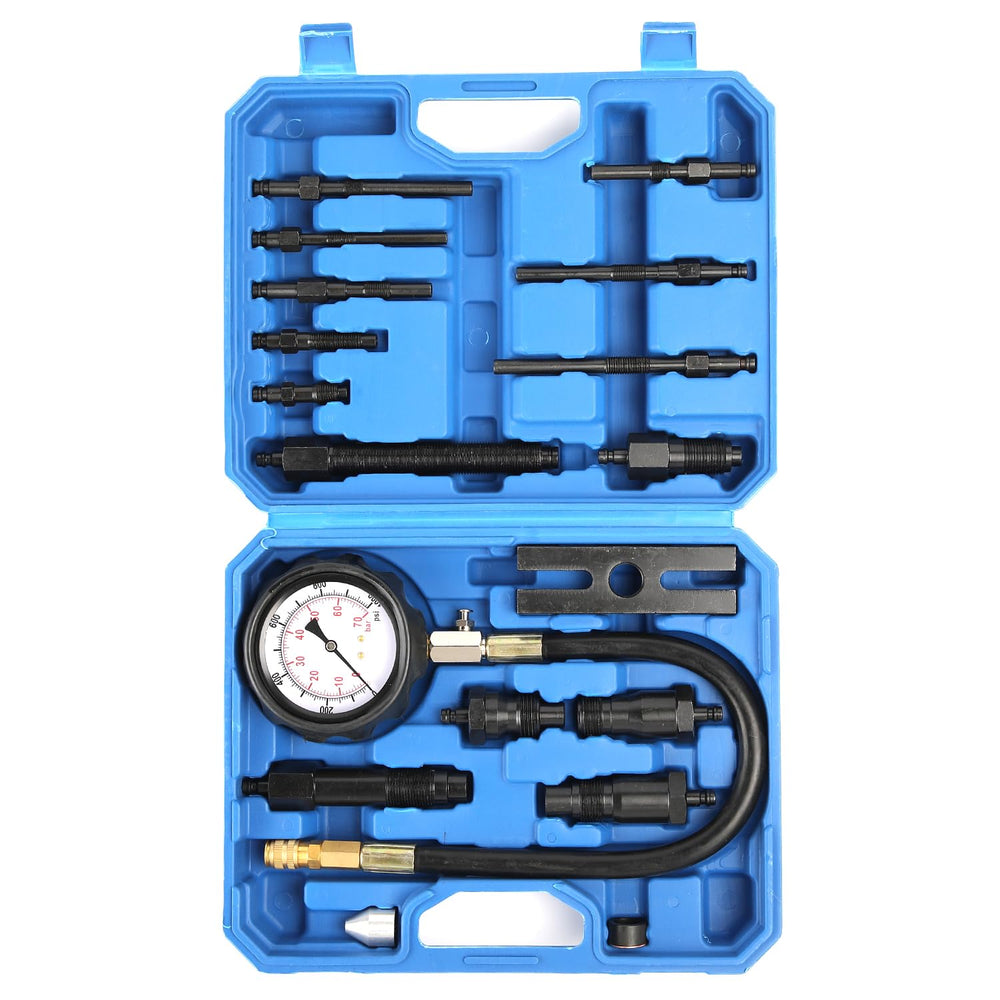 Yonligonju diesel compression tester kit with blue dial for easy cylinder pressure reading.