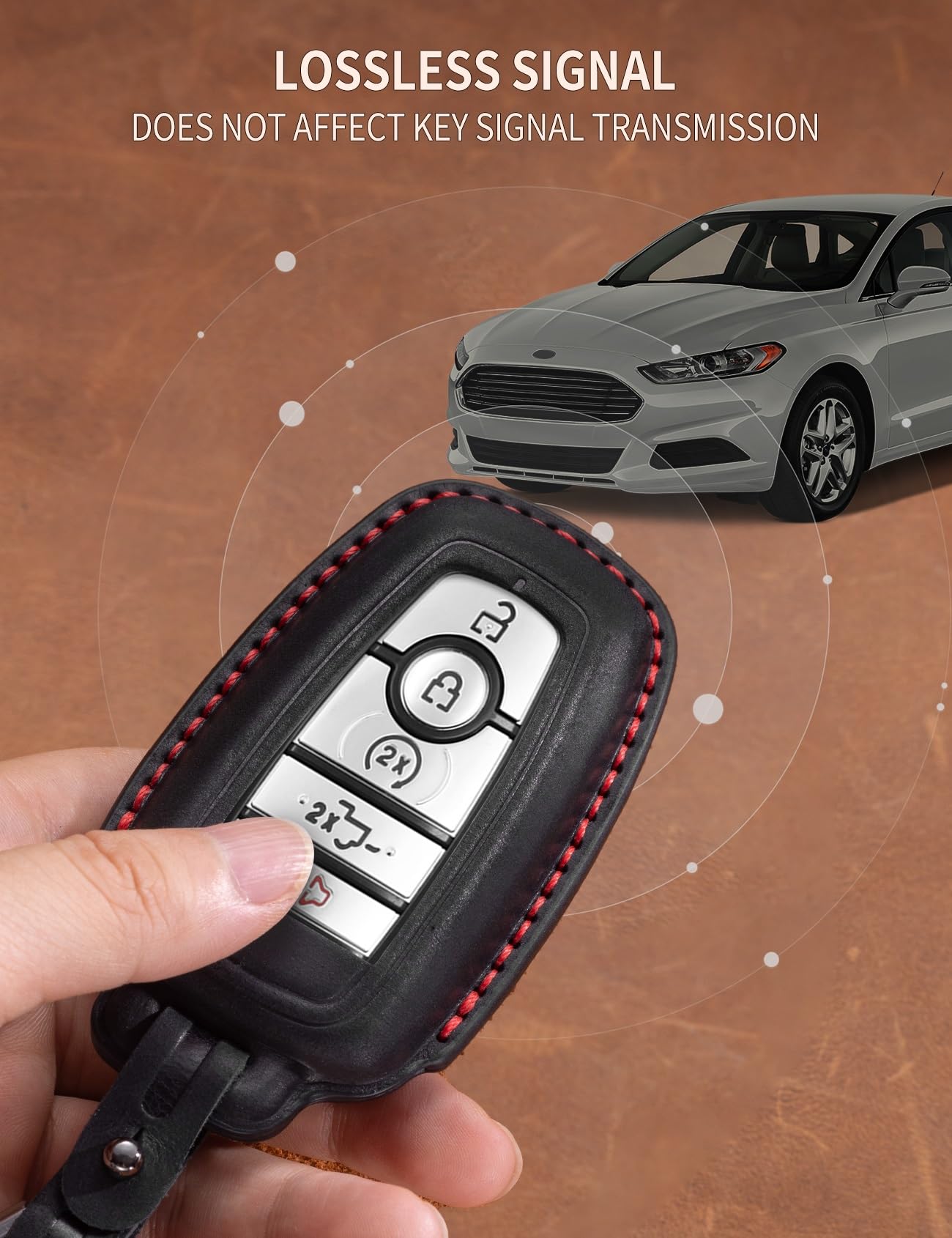 YONUFI Ford cover 360-wrap demonstrates full protection against drops and scratches
