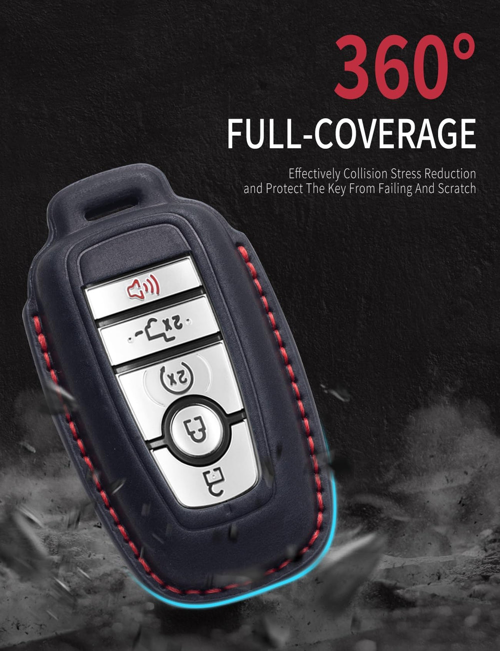 YONUFI Ford key fob cover shows no signal reduction during use