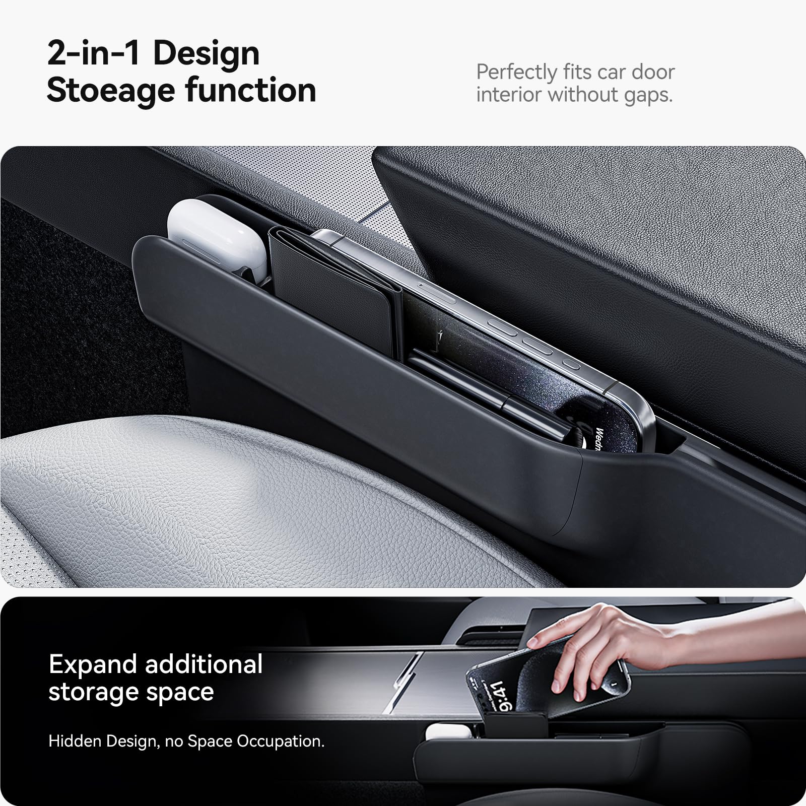 YONZEE carbon fiber look desk adds premium interior style.