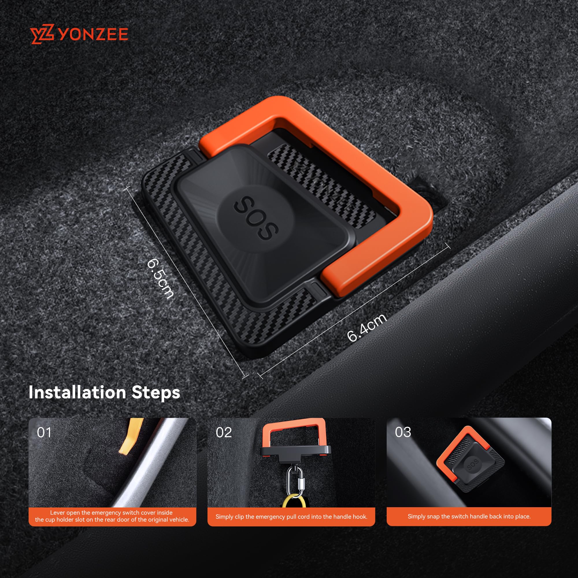 YONZEE precise fitment for Model 3 Highland ensures seamless rear door integration