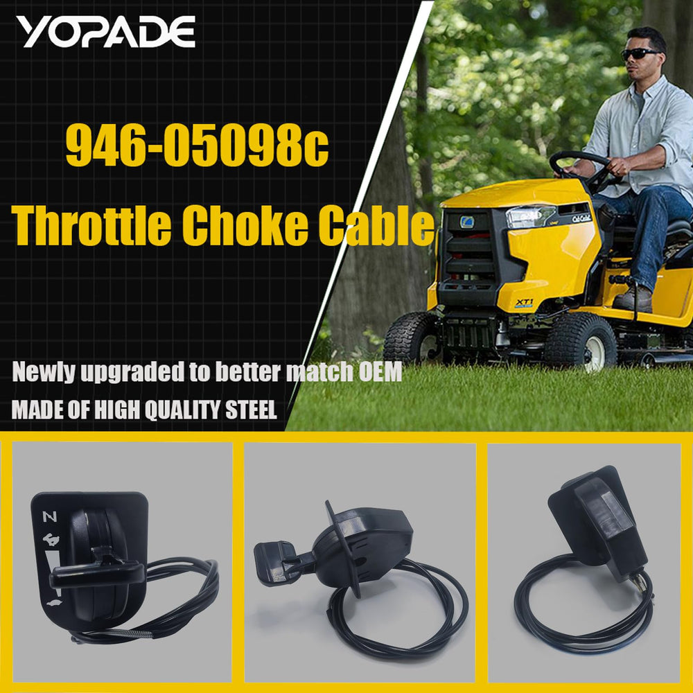 YOPADE throttle choke cable for Craftsman 247204470, easy swap and robust performance