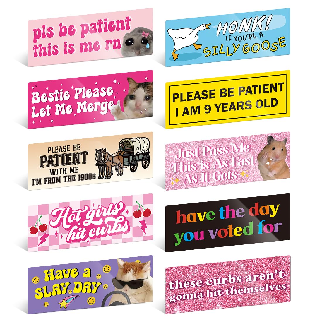 YOPPIX bumper magnet design 1: bold humor for road trips