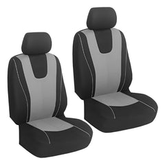 YoRise car front seat covers 2pcs protect seats from wear and spills.