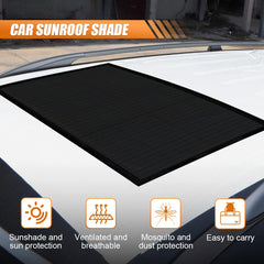 YoRise foldable sunshade stored in its compact storage bag.