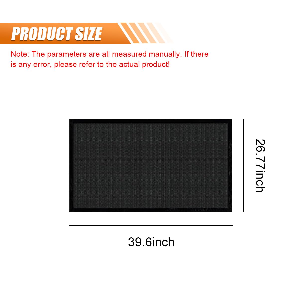 YoRise magnetic sunshade edge attaches securely to the sunroof.