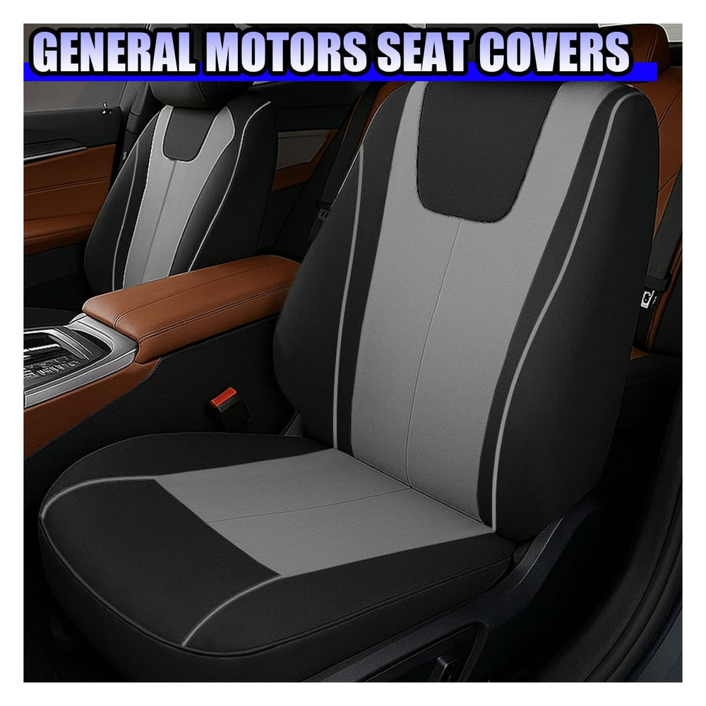 YoRise universal-fit front seat covers fit most vehicles with simple installation.