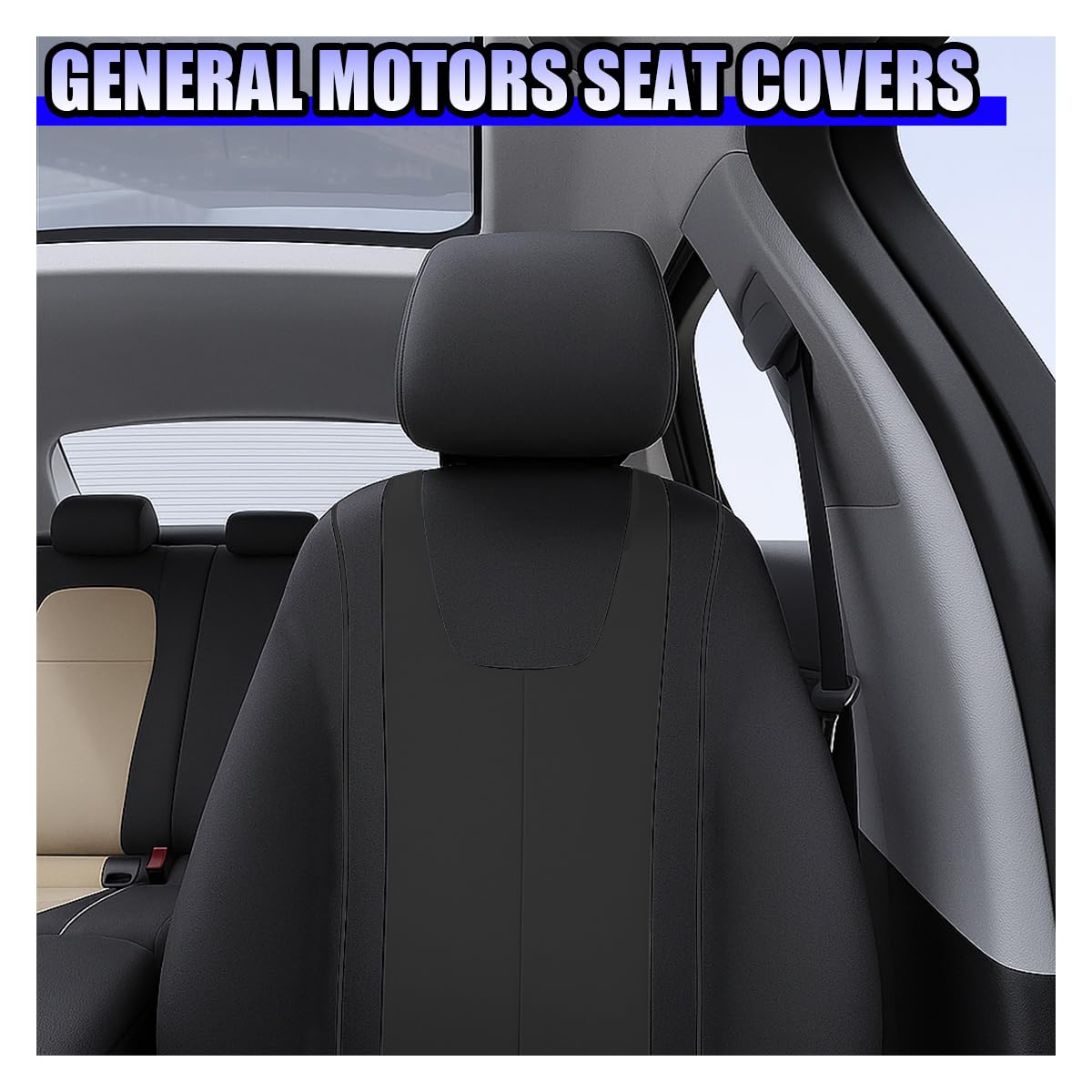 YoRise universal-fit front seats fit most vehicles.