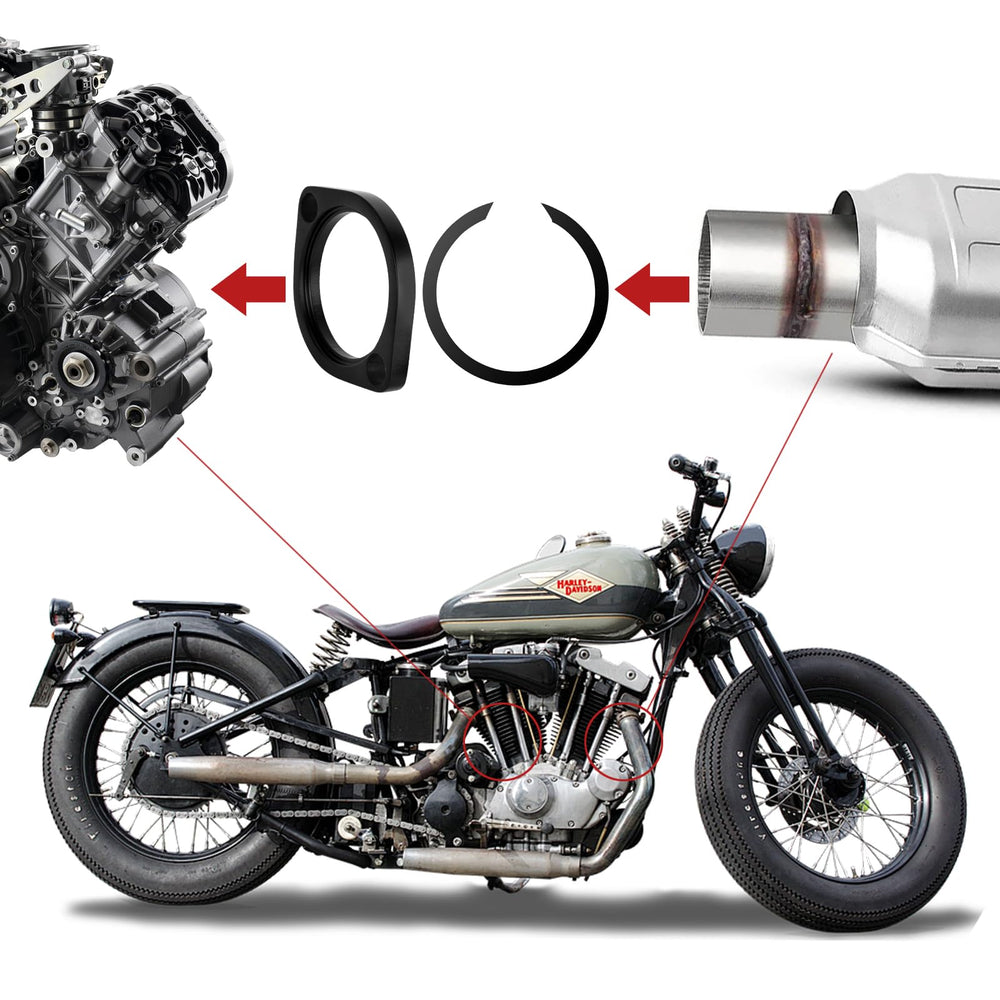 YOSOPP Harley nuts, clips and washers set for easy secure mounting