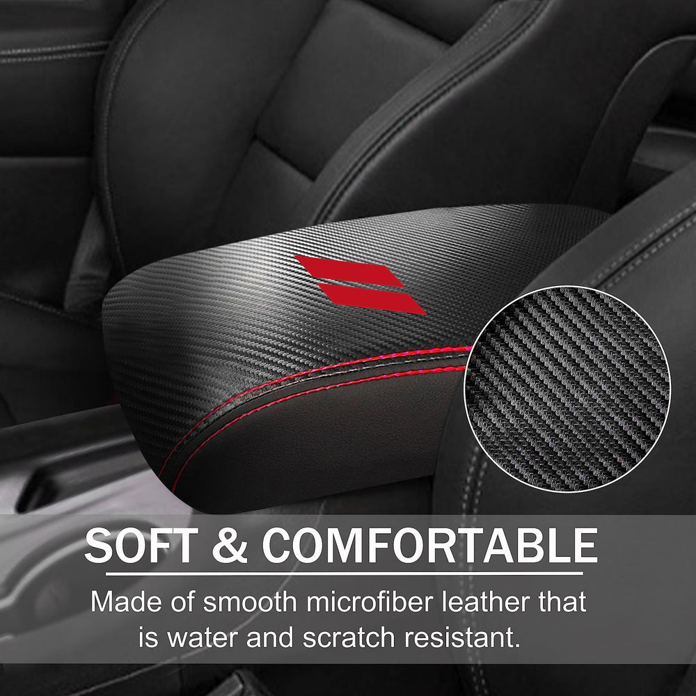 YOSRTER armrest cover for Dodge Durango, side snap close-up indicates easy fit