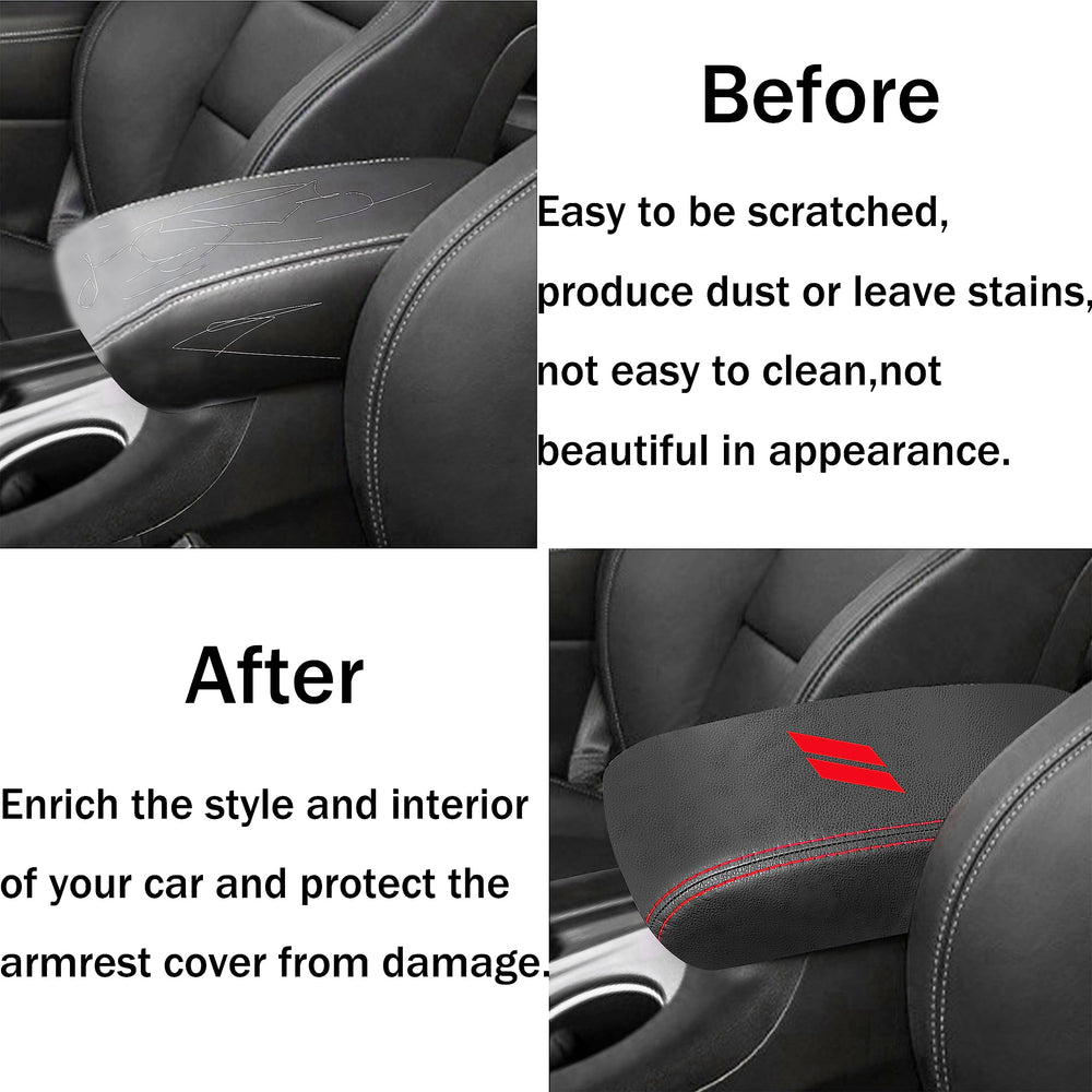 YOSRTER armrest cover installs quickly with stretch edges for a snug fit.