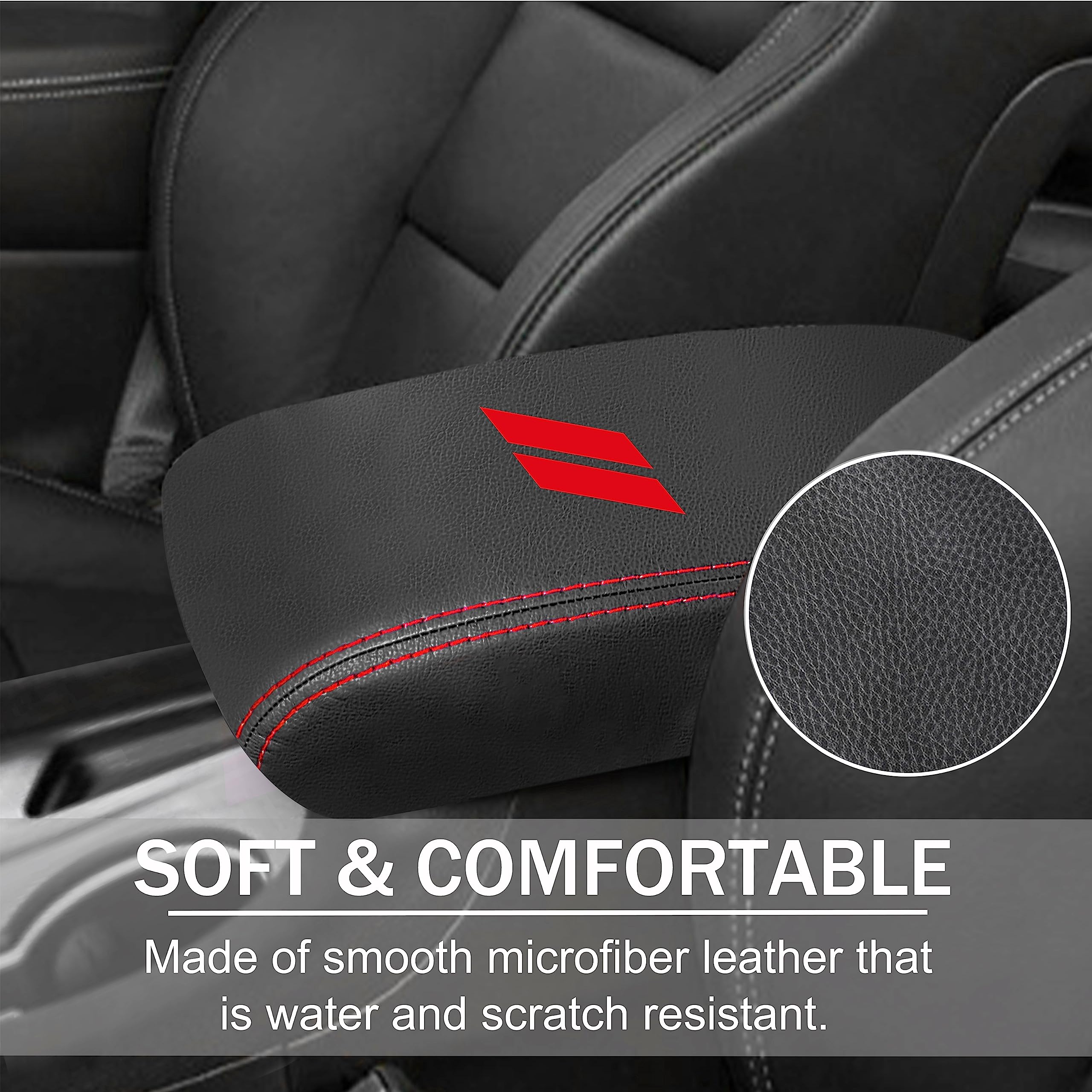 YOSRTER interior-box protection guards the center console in the Durango.